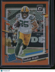 Tucker Kraft 2023 Panini Donruss Optic Football #243 Orange /249