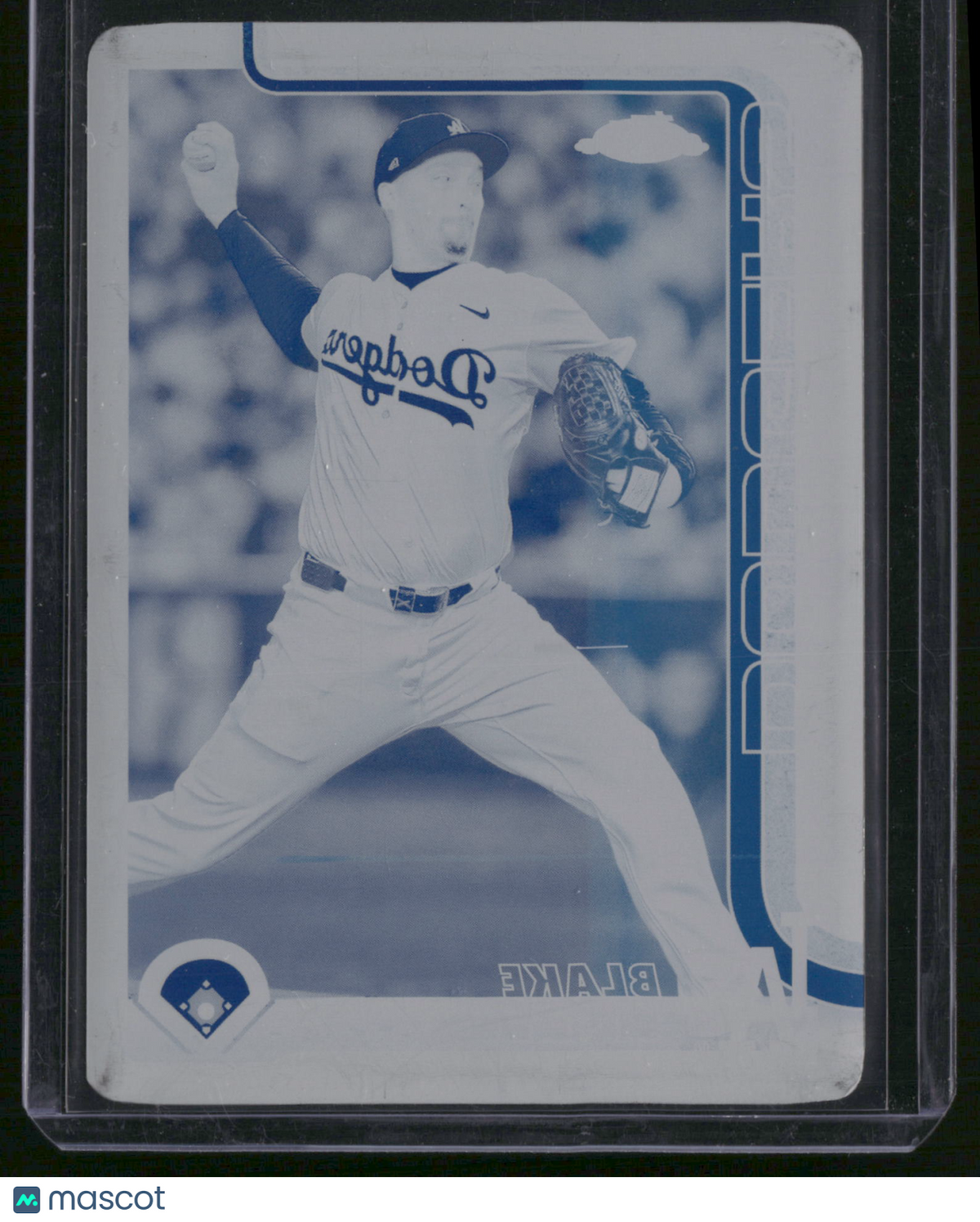 Blake Snell 2025 Topps Chrome #175 Cyan Printing Plate Printing Plate