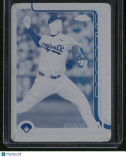 Blake Snell 2025 Topps Chrome #175 Cyan Printing Plate Printing Plate