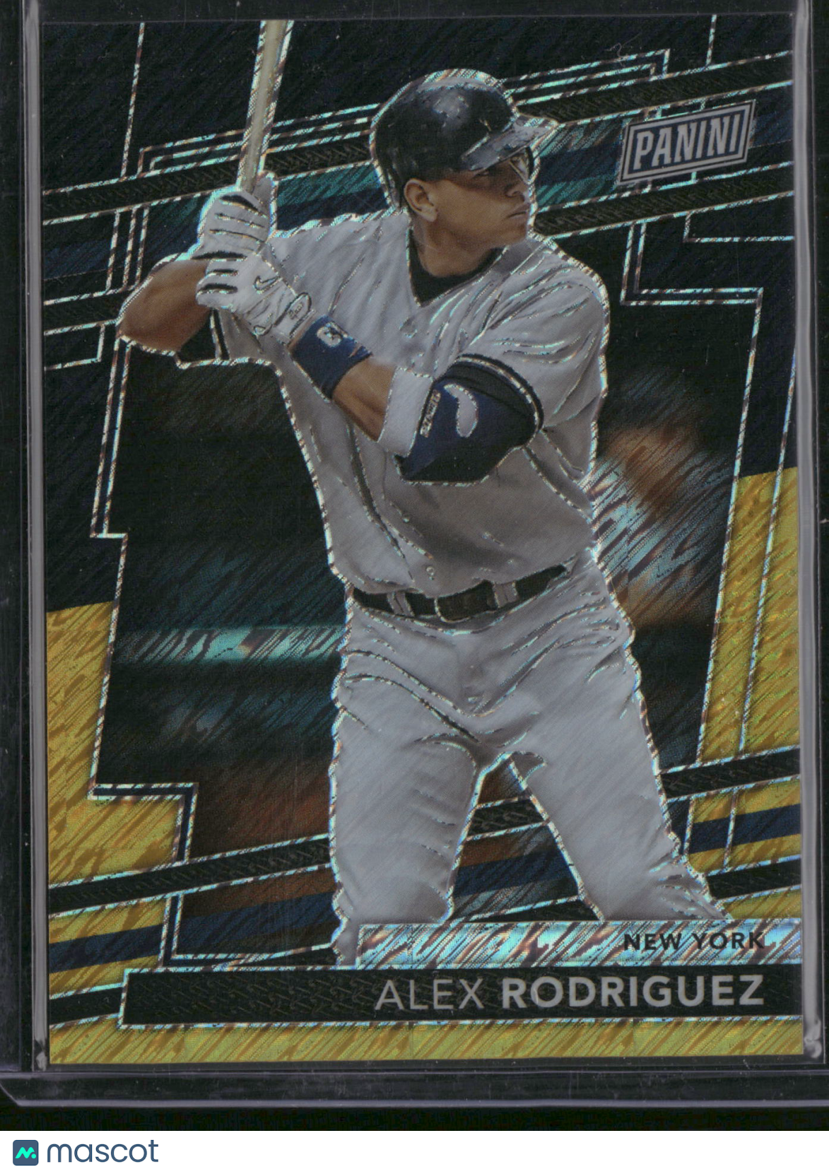 Alex Rodriguez 2024 Panini The National VIP #51 Black Gold Shimmer /5 Yankees