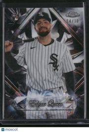 Edgar Quero 2025 Topps Chrome Sapphire Edition #SS-39 Black /10 RC