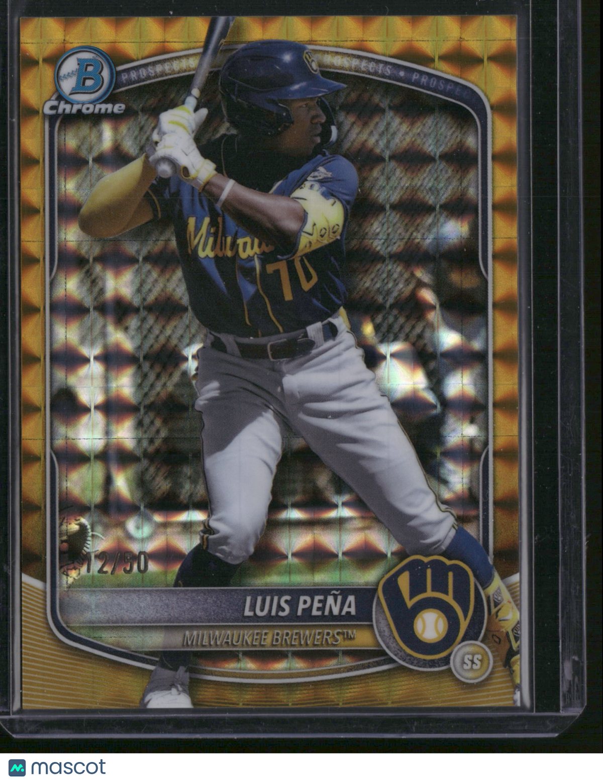 Luis Peña 2025 Bowman Chrome #BCP-239 /90