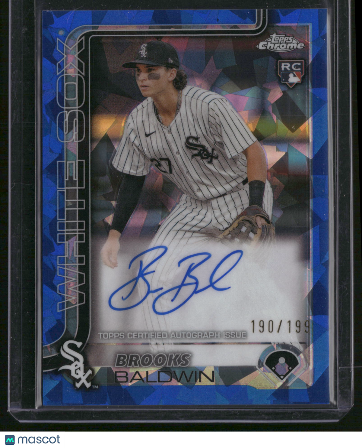 Brooks Baldwin 2025 Topps Chrome Sapphire #USA-BB Auto Refractor /199 RC