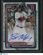 Braden Montgomery 2024 Bowman Chrome #CPA-BM Blue Mojo Refractor