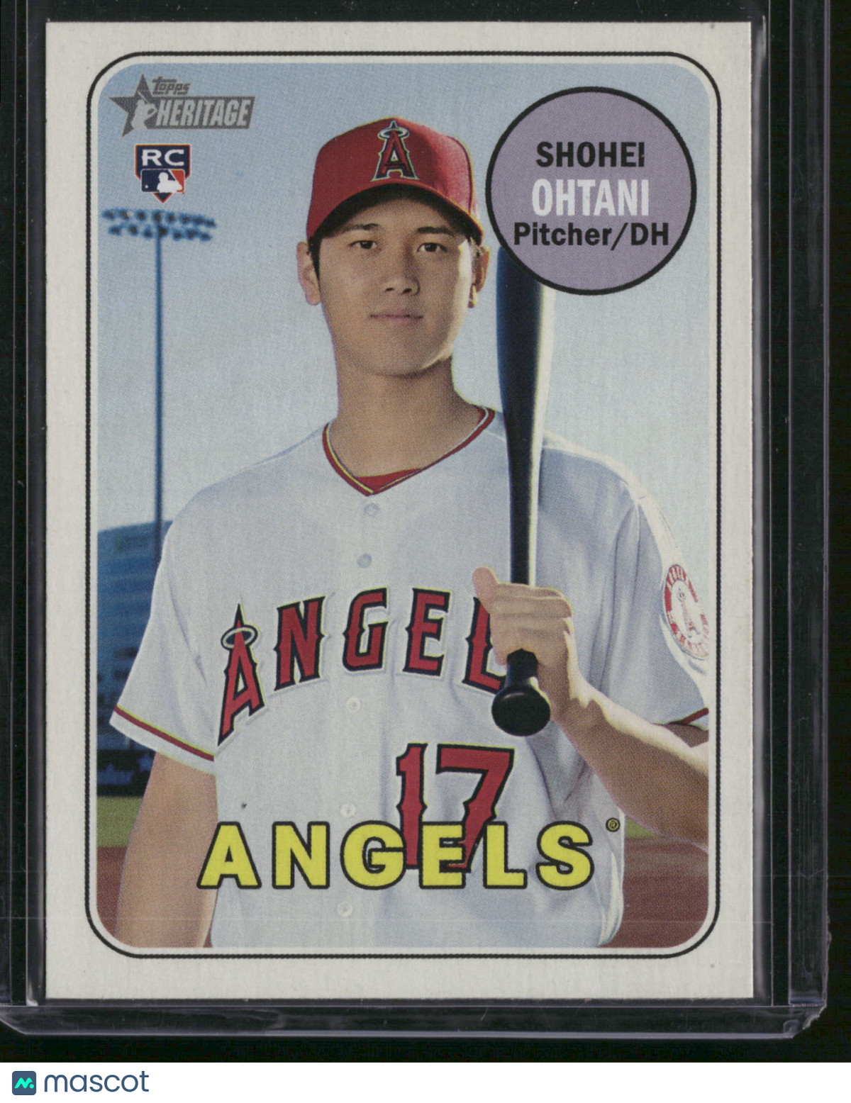 Shohei Ohtani 2018 Topps Heritage High Number #600 RC