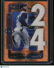 Ken Griffey Jr. 2025 Panini Select #4 Orange Prizm /15