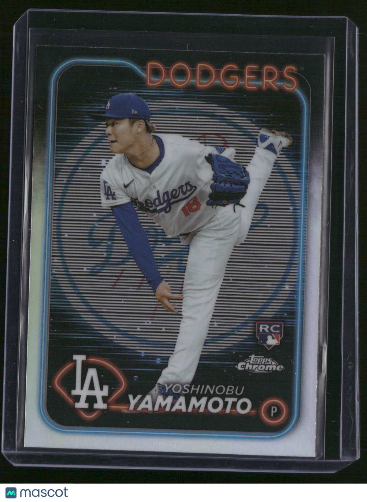 Yoshinobu Yamamoto 2024 Topps Chrome #18 RC