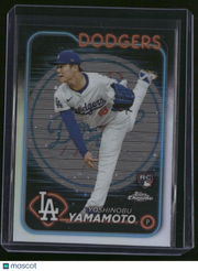 Yoshinobu Yamamoto 2024 Topps Chrome #18 RC