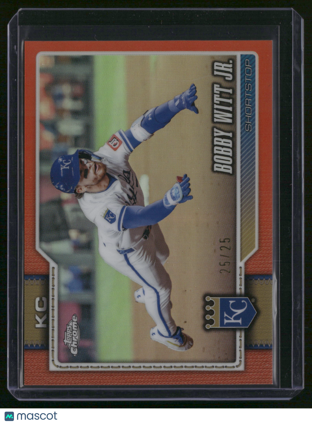 Bobby Witt Jr. 2026 Topps Chrome #12 Orange /25