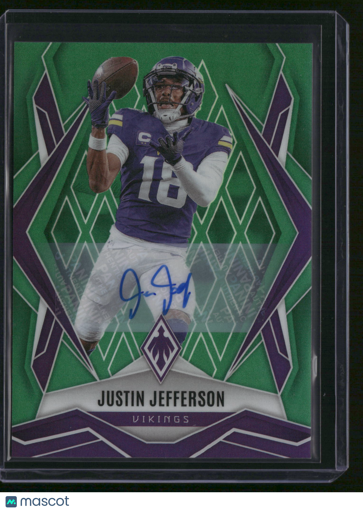 Justin Jefferson 2025 Panini Phoenix Football #135 Green /25