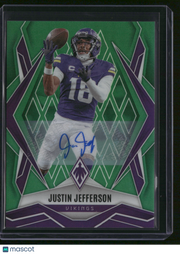 Justin Jefferson 2025 Panini Phoenix Football #135 Green /25
