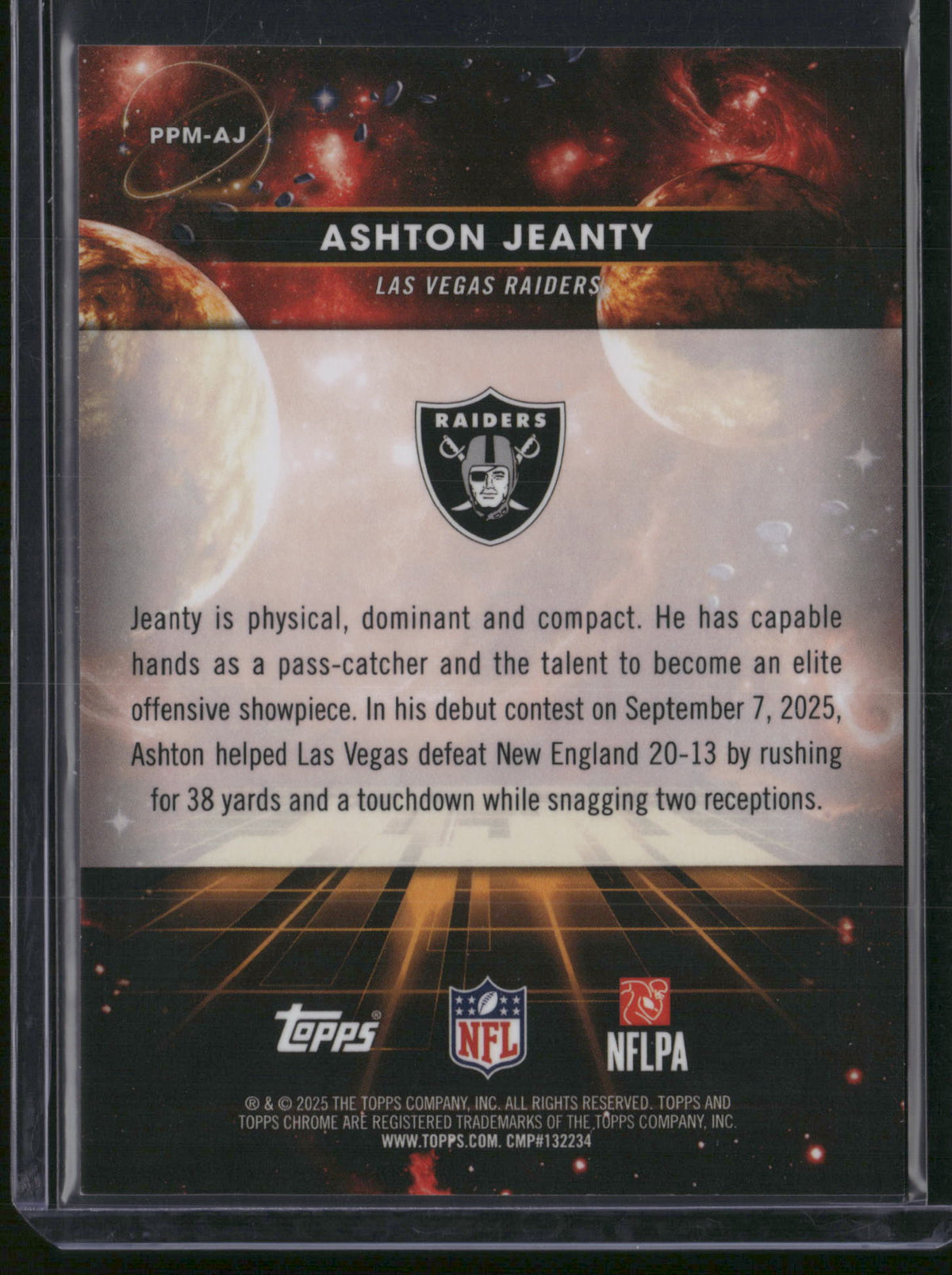 Ashton Jeanty 2025 Topps Chrome #PPM-AJ