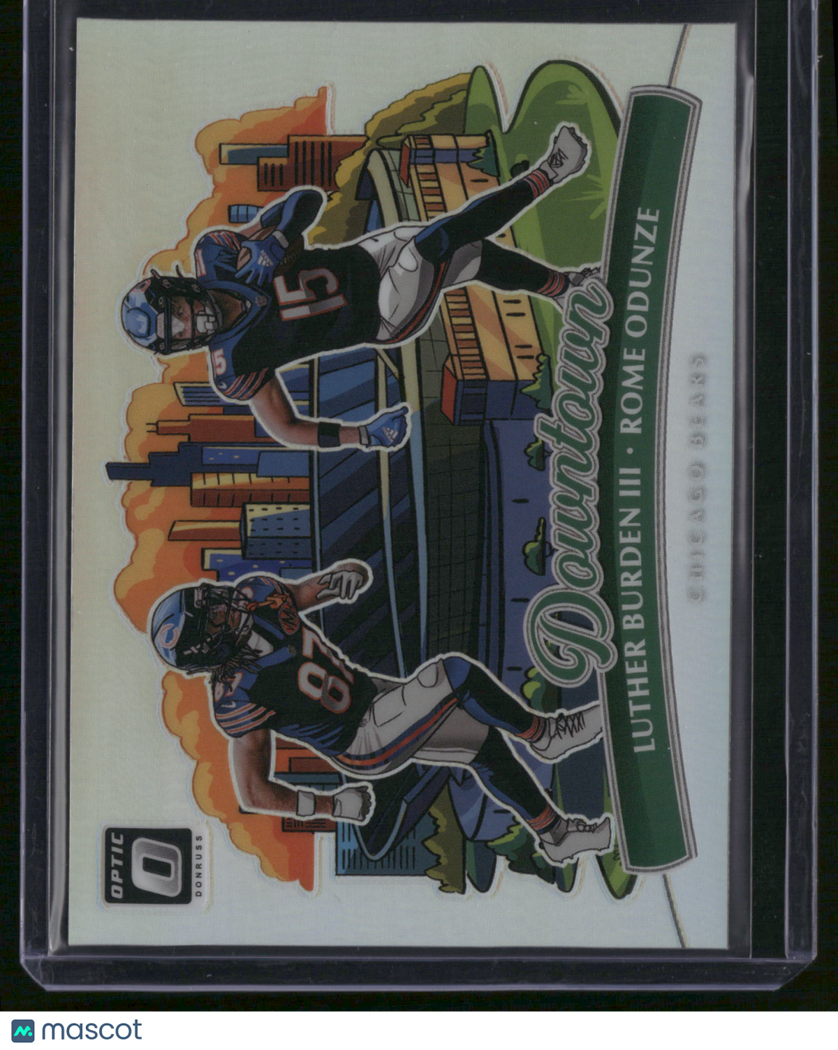 Luther Burden III Rome Odunze 2025 Panini Donruss Optic #10