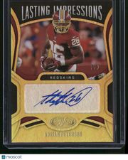 Adrian Peterson 2020 Certified Lasting Impressions #LI-AP Gold Auto 2/2 SSP