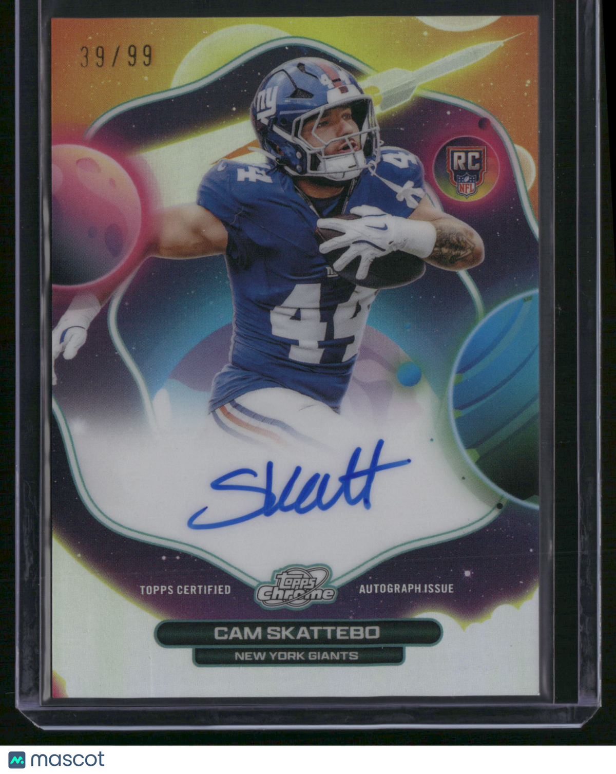 Cam Skattebo 2025 Topps Cosmic Chrome Football #FFS-CS /99 RC