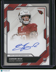 Carson Beck 2026 Topps Flagship Football #FFS-CB RC