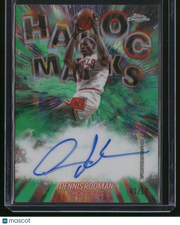 Dennis Rodman 2026 Topps Chrome Updates #HM-DR Green