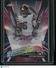 Jayden Daniels 2024 Topps Chrome #FSA-JD RC Future Stars Auto