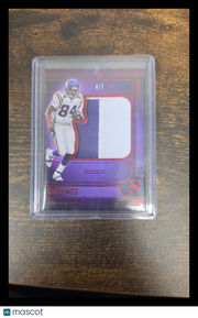 Randy Moss 2026 Panini Silhouette Football #SS-RMS Purple Patch Memorabilia