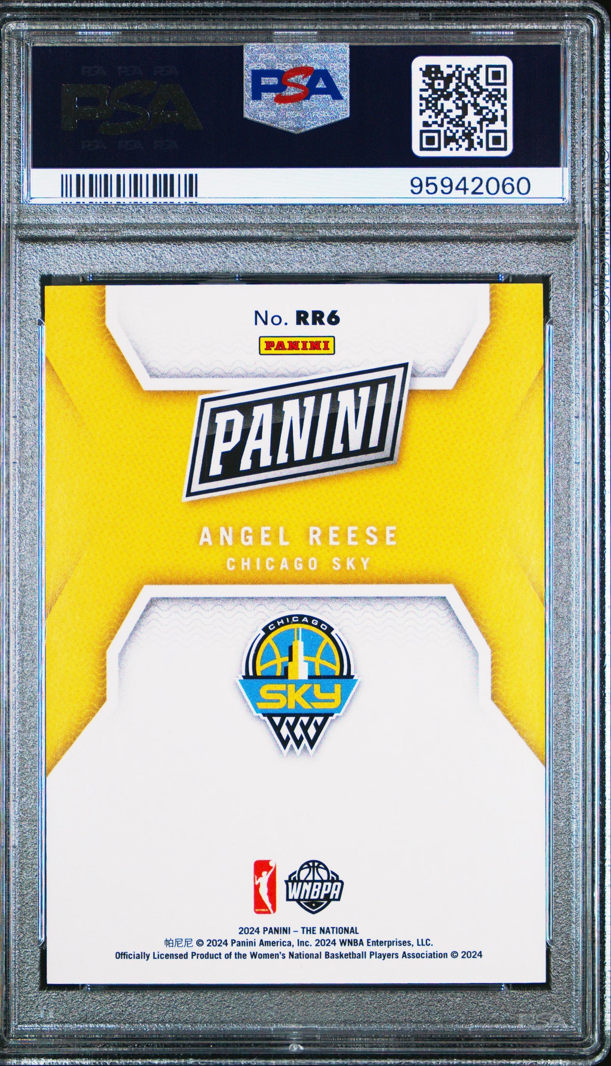 Angel Reese 2024 Panini National Sports Collectors Convention Rated Rookie #RR6 Purple PSA 10