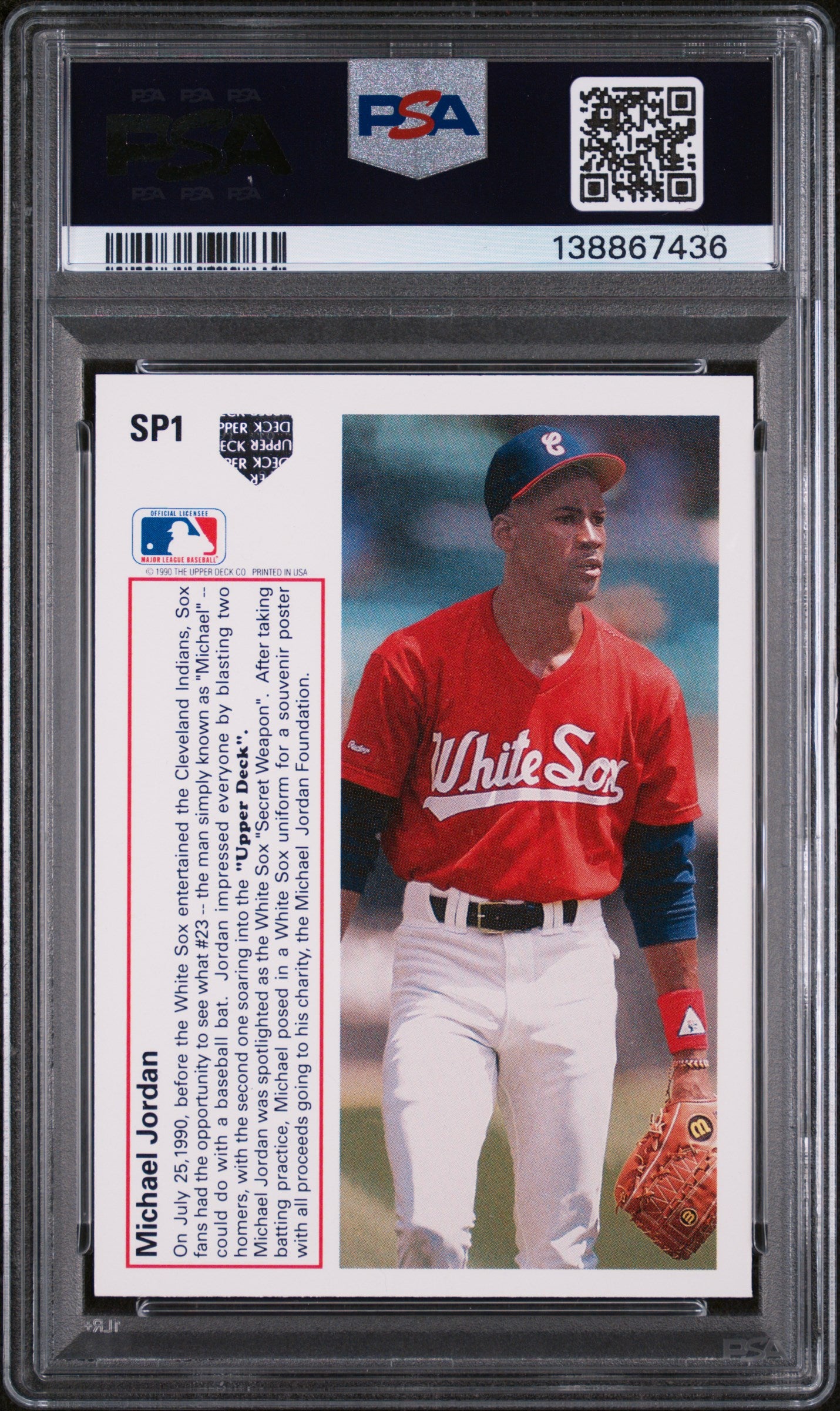 Michael Jordan 1991 Upper Deck #SP1 PSA 9