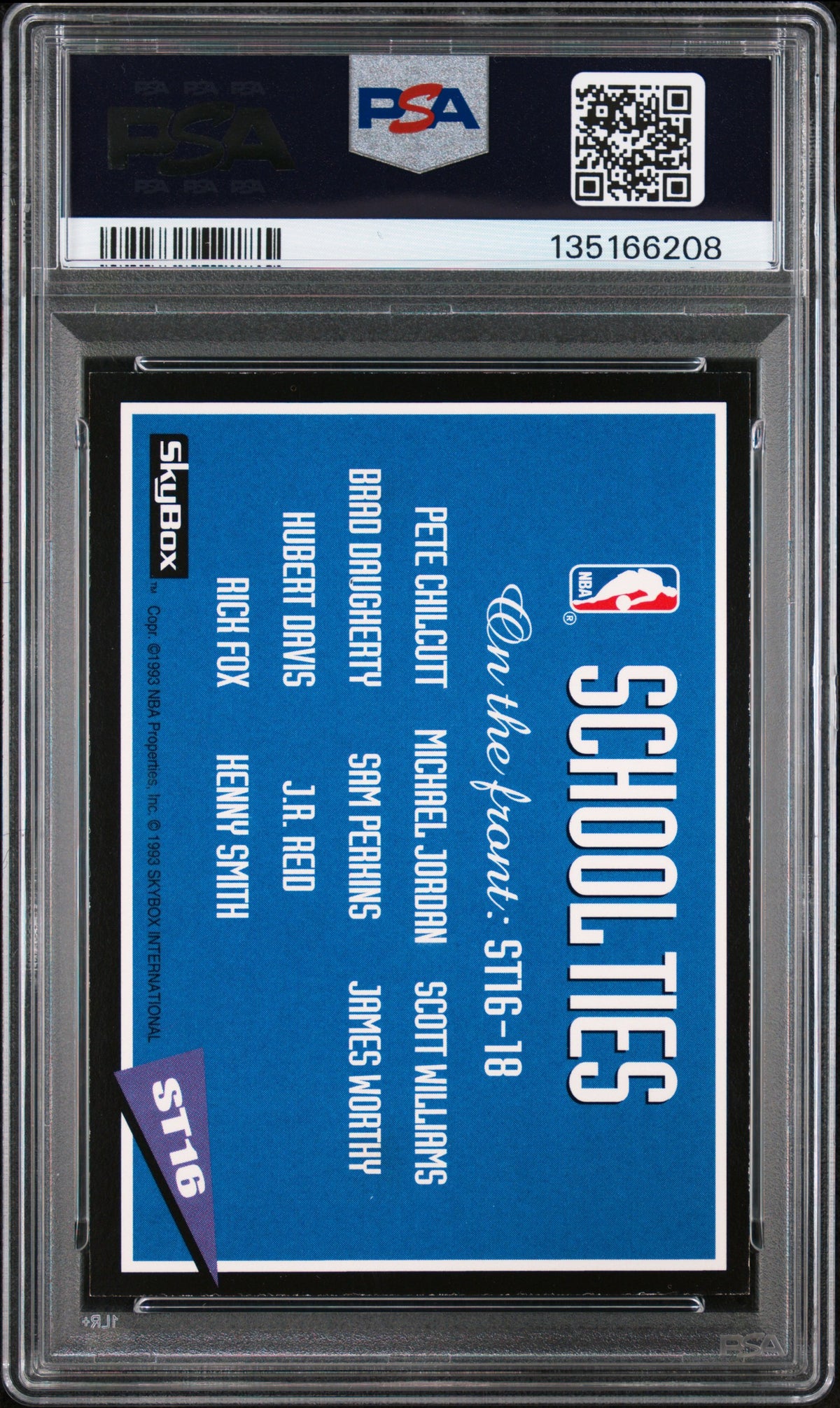 Worthy Jordan Perkins 1992 Skybox School Ties #ST16 PSA 8