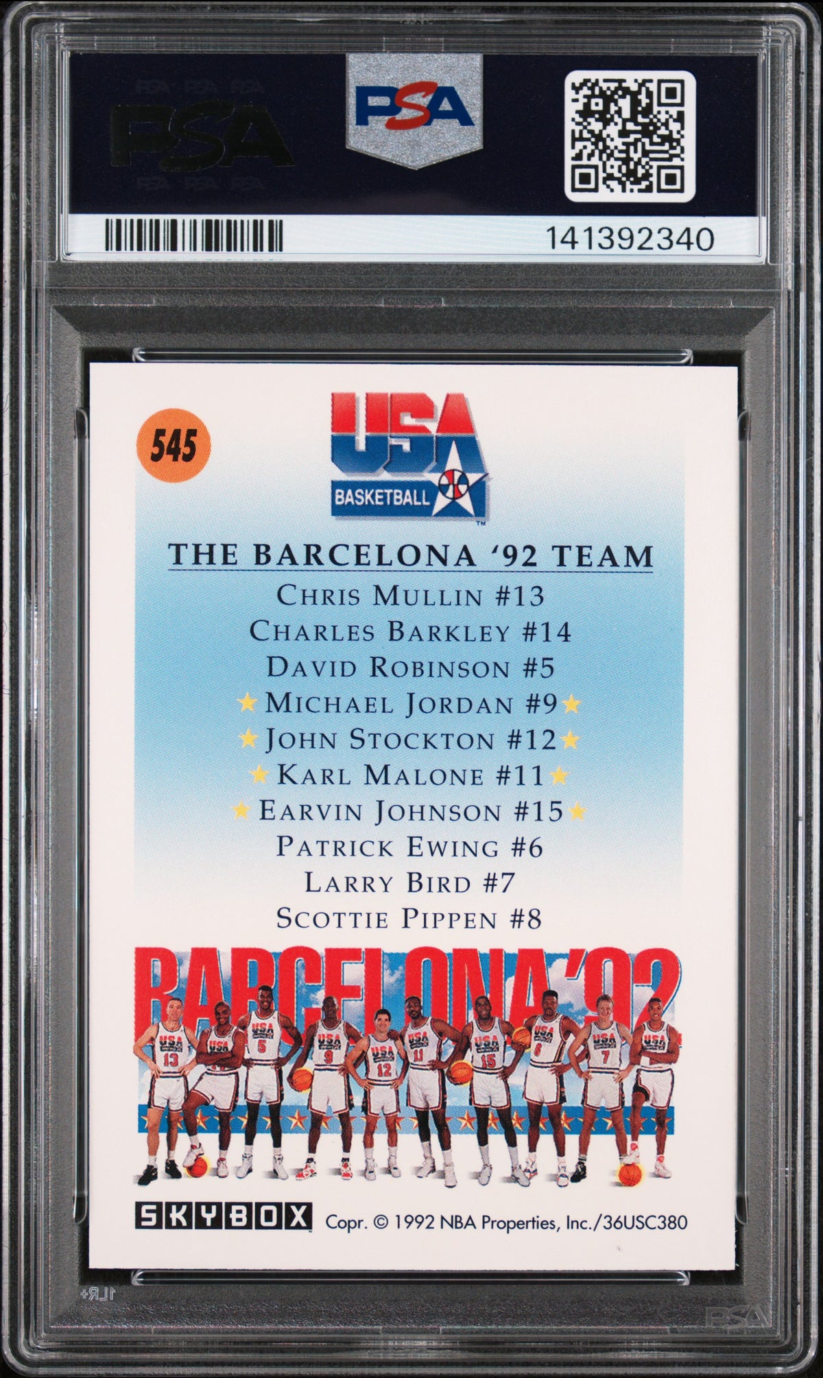 Team Usa 2 1991 Skybox #545 PSA 10
