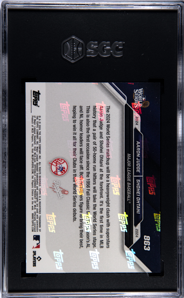 Ohtani Judge 2024 Topps Now #863 SGC 10