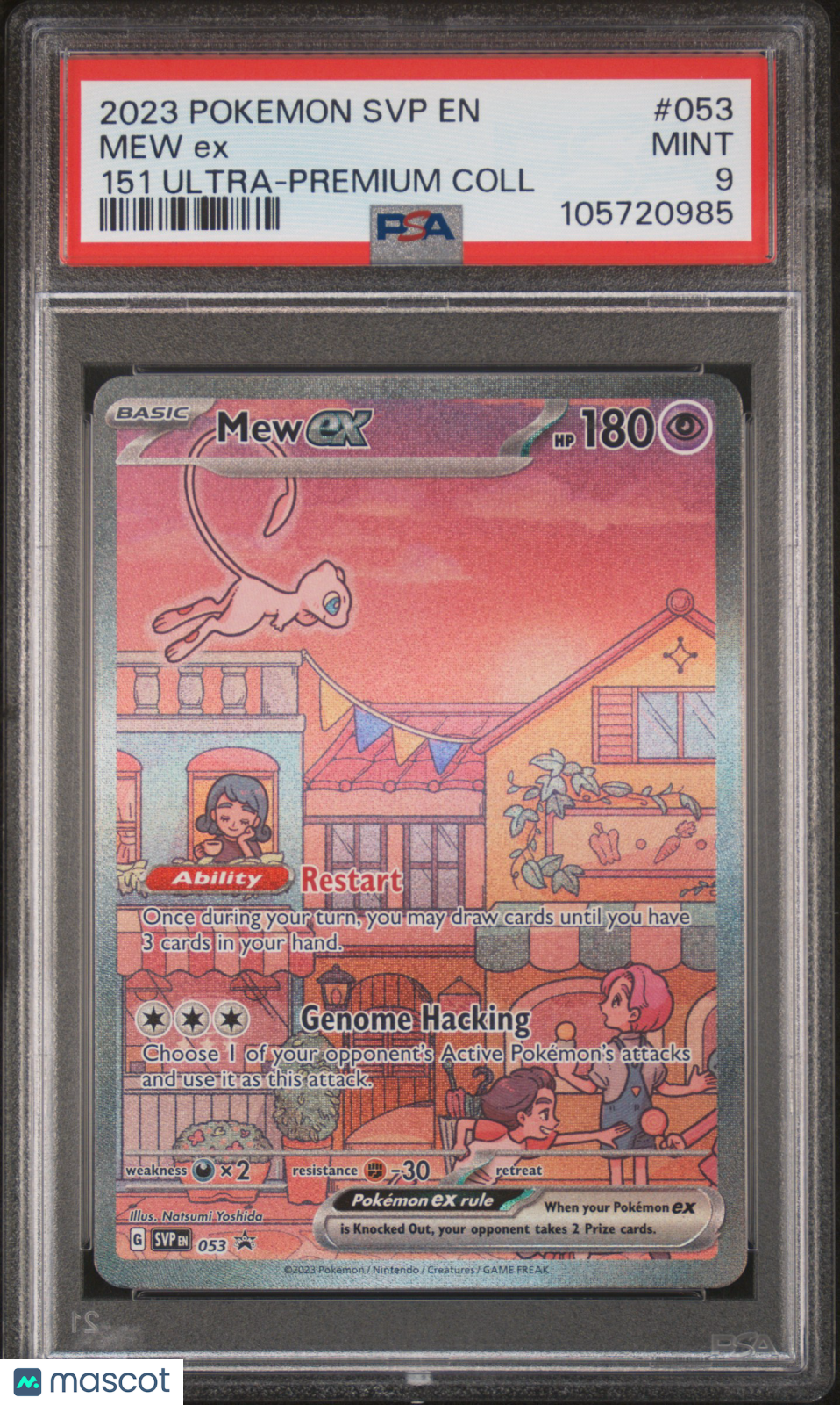 2023 Pokemon SVP EN-SV Black Star Promo Mew EX 151 Ultra-Premium Coll PSA 9 #053
