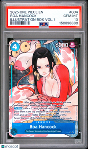 2025 One Piece Promos Boa Hancock Illustration Box Vol.1 PSA 10 #004