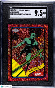 2025 Topps Chrome Marvel Kronos #25 SGC 9.5