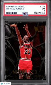 Michael Jordan 1996 Metal #128 PSA 7