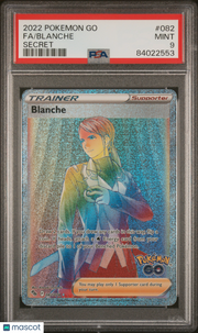 2022 Pokemon Go Blanche Secret Fa PSA 9 #082