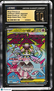 2025 Pokemon Mega Dream EX Mega Diancie ex Holo Mega Attack Rare Japanese Mega Attack Rare CGC 10 #227/193
