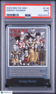 2025 Dragon Ball Super Card Game Fusion World Manga 01 Energy Marker PSA 9 #E-60