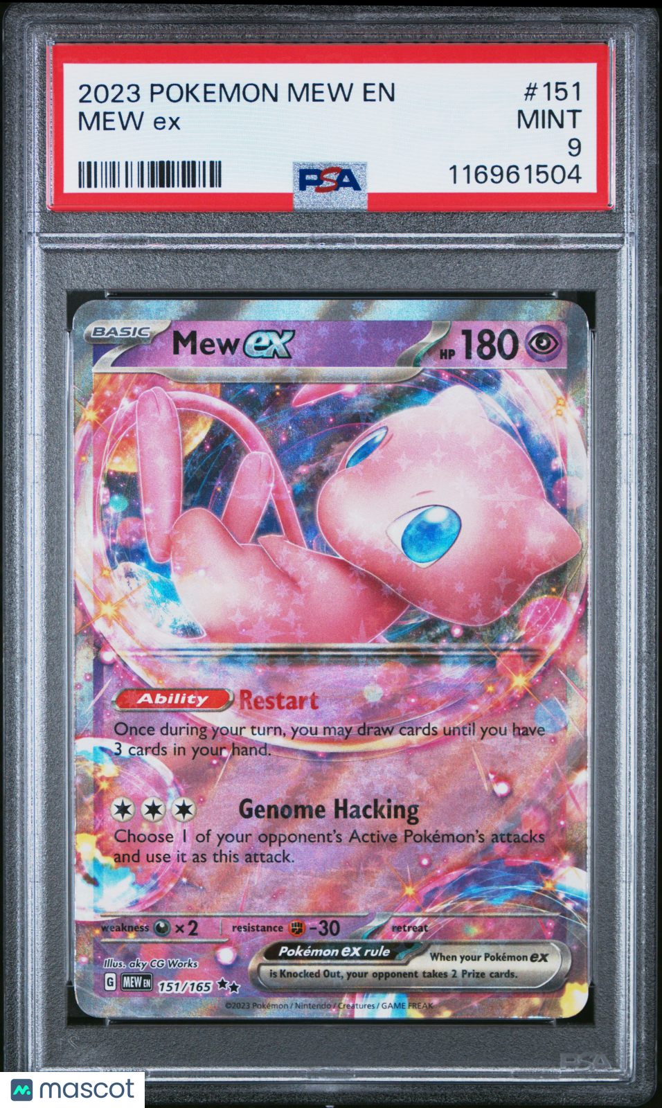 2023 Pokemon Mew EN-151 Mew EX PSA 9 #151
