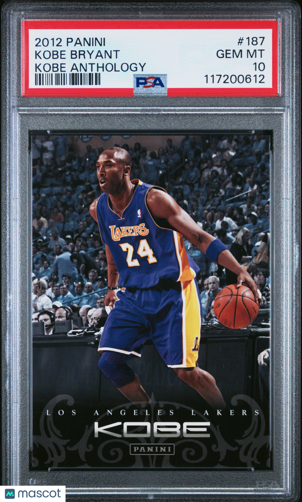 Kobe Bryant 2012 Panini Kobe Anthology #187 PSA 10
