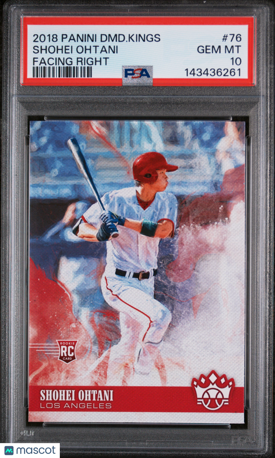 Shohei Ohtani 2018 Panini Diamond Kings #76 Facing Right PSA 10