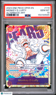2023 One Piece Op05-Awakening Of The New Era Monkey D. Luffy Alternate Art PSA 10 #119