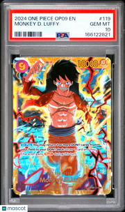 2024 One Piece Op09-Emperors In The New World Monkey D. Luffy PSA 10 #119