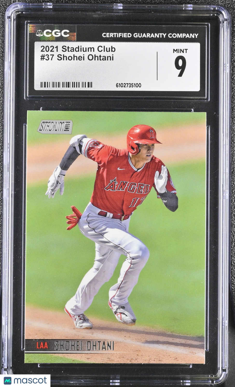 Shohei Ohtani 2021 Stadium Club #37 CGC 9