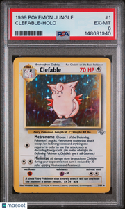 1999 Pokemon Jungle Clefable Holo PSA 6 #1