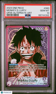 2023 One Piece Op05-Awakening Of The New Era Monkey D. Luffy Alternate Art PSA 10 #060