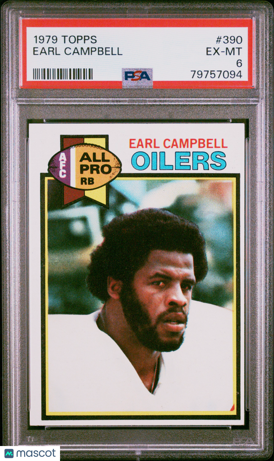 Earl Campbell 1979 Topps #390 PSA 6
