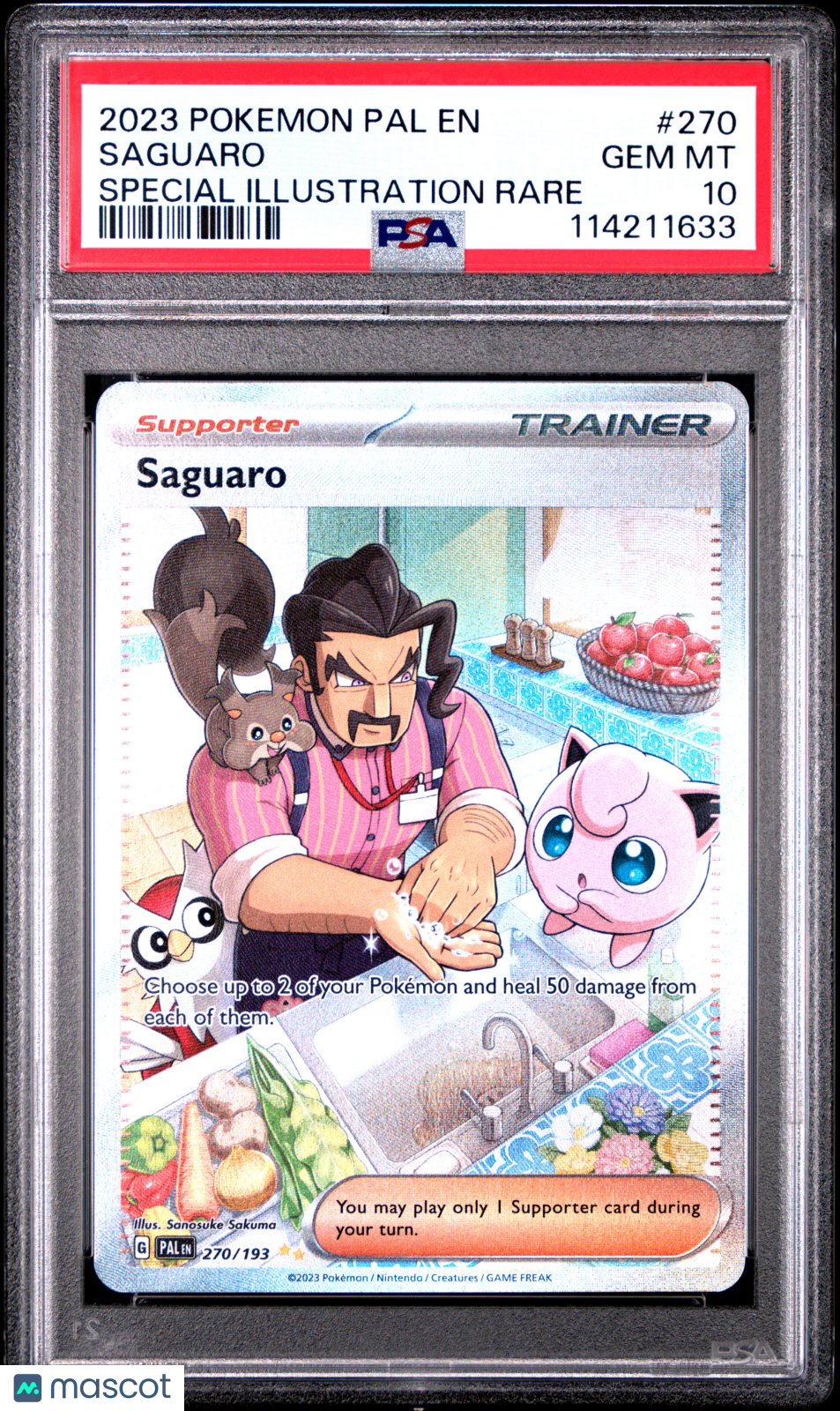 2023 Pokemon Pal EN-Paldea Evolved Saguaro Special Illustration Rare PSA 10 #270