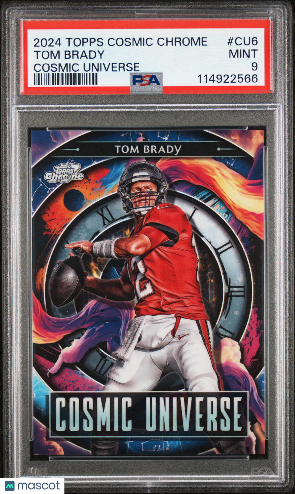 Tom Brady 2024 Topps Cosmic Chrome Cosmic Universe #CU6 PSA 9
