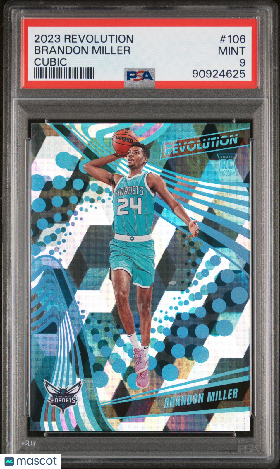 Brandon Miller 2023 Panini Revolution #106 Cubic PSA 9