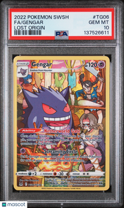 2022 Pokemon Sword & Shield Lost Origin Gengar Fa Lost Origin PSA 10 #TG06