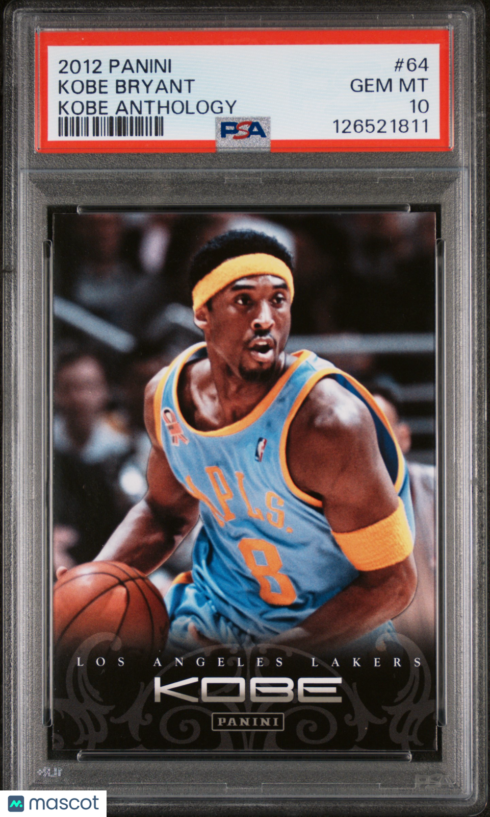 Kobe Bryant 2012 Panini Kobe Anthology #64 PSA 10