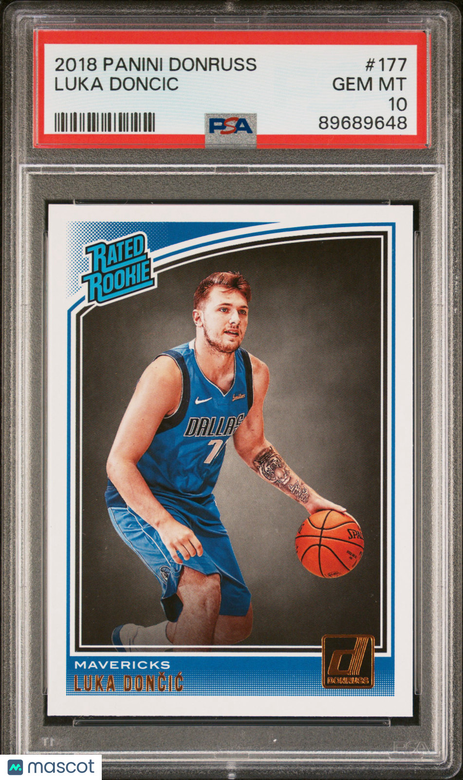 Luka Doncic 2018 Panini Donruss #177 PSA 10